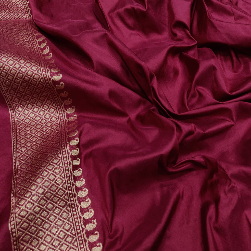 Yellow Color Pure Katan Silk Handwoven Banarasi Saree