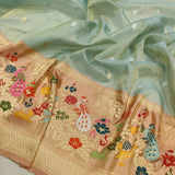 Pure Tissue Silk Handwoven Banarasi Saree