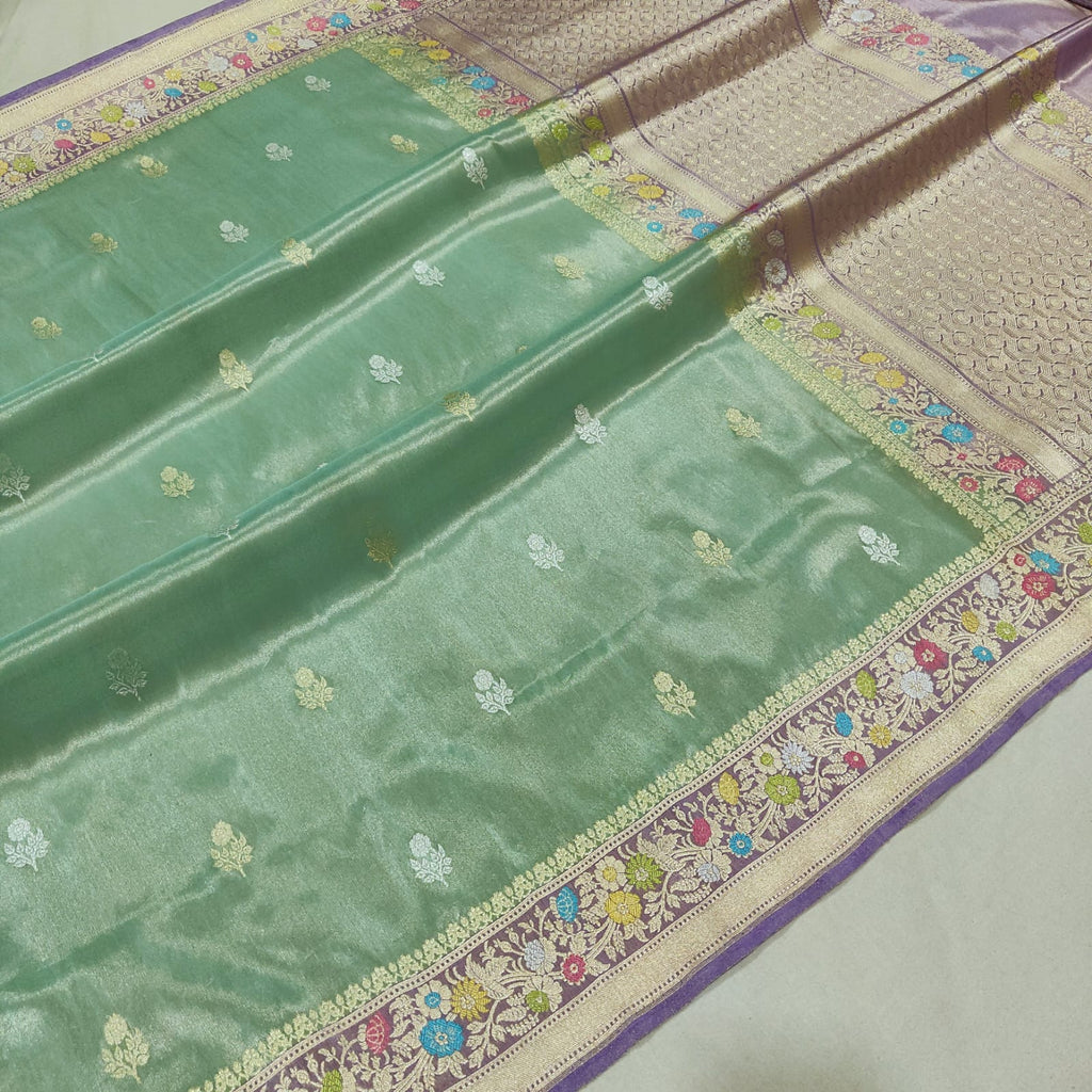 Pure Tissue Silk Handwoven Banarasi Saree