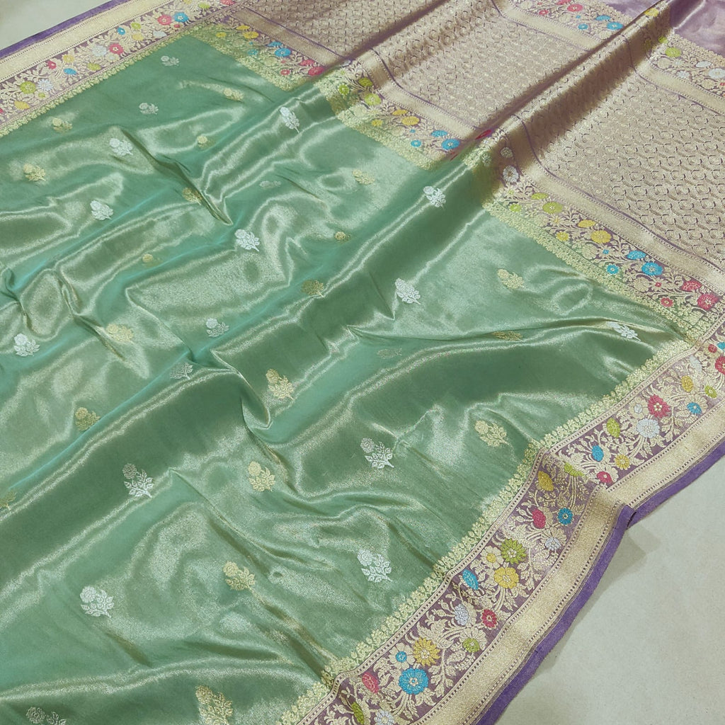 Pure Tissue Silk Handwoven Banarasi Saree
