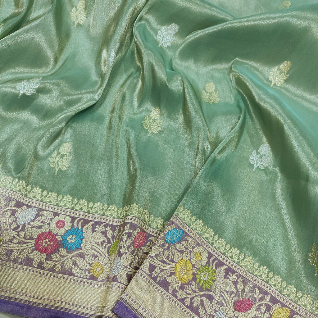 Pure Tissue Silk Handwoven Banarasi Saree