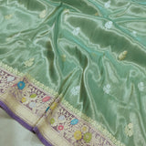 Pure Tissue Silk Handwoven Banarasi Saree