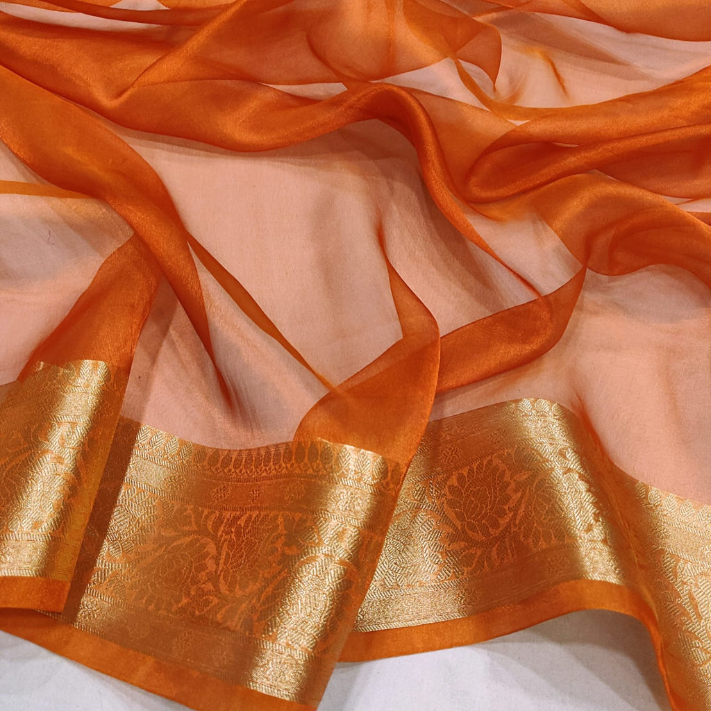 Pure Tissue Silk Handwoven Banarasi Saree