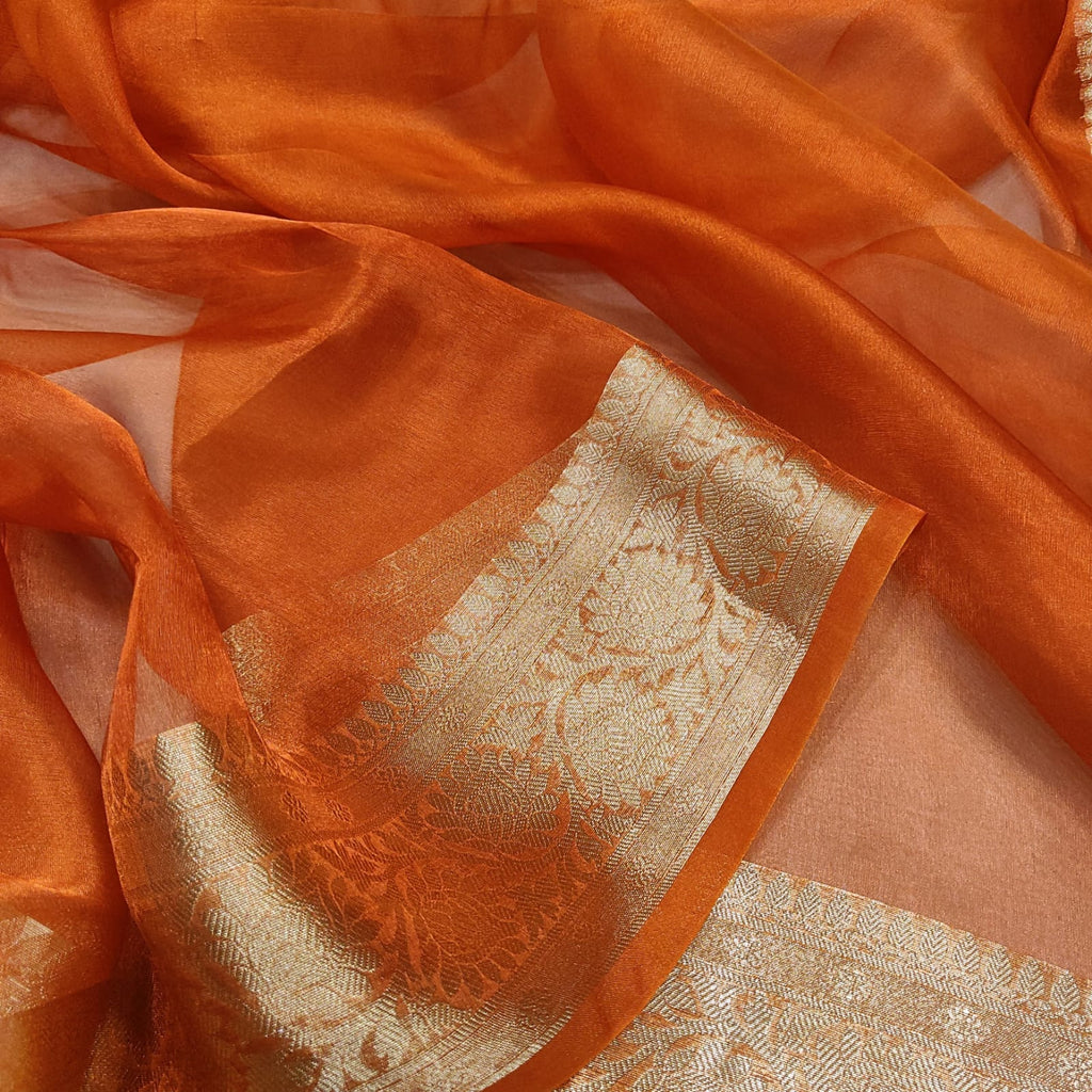 Pure Tissue Silk Handwoven Banarasi Saree