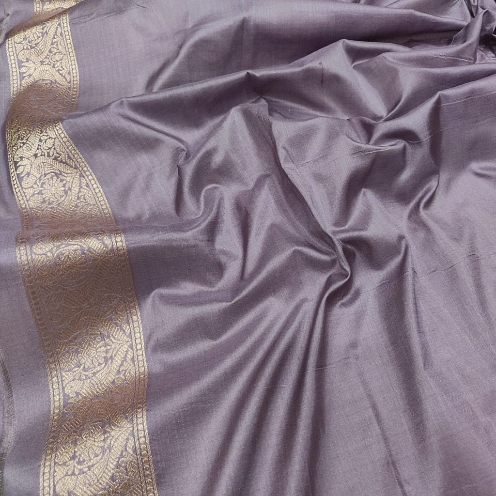 Pure Katan Silk Handwoven Tanchoi Banarasi Saree