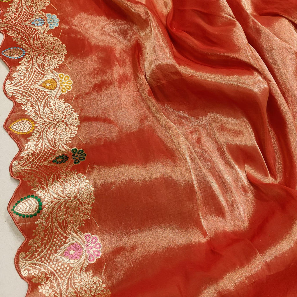 Pure Tissue Silk Handwoven Banarasi Saree
