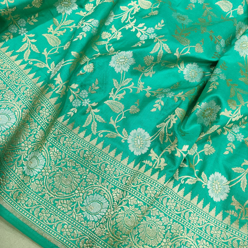 Pure Katan Silk Handwoven Banarasi Saree