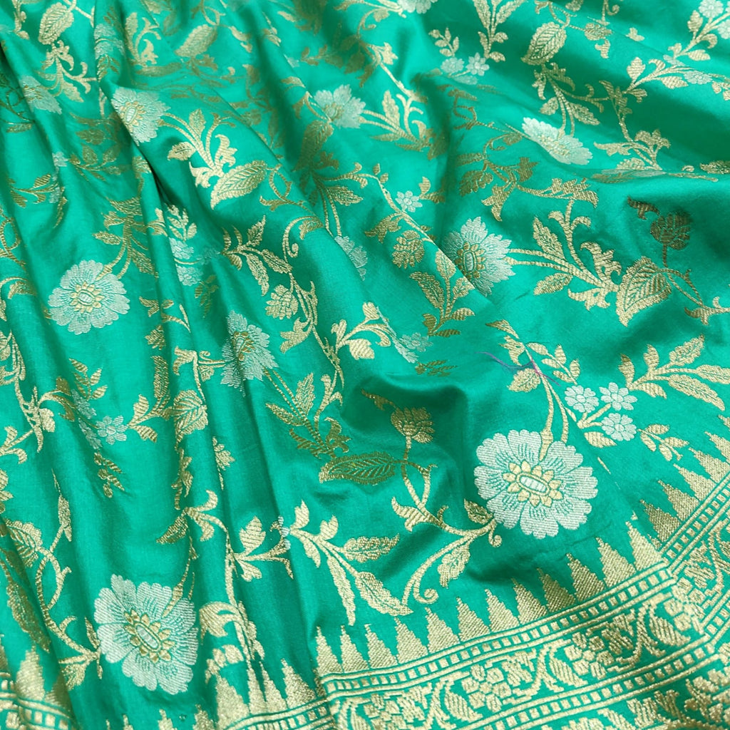 Pure Katan Silk Handwoven Banarasi Saree