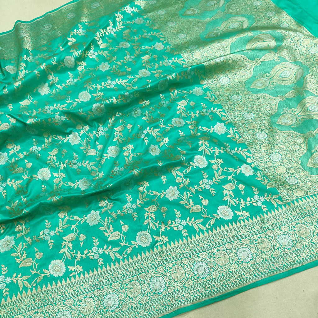 Pure Katan Silk Handwoven Banarasi Saree