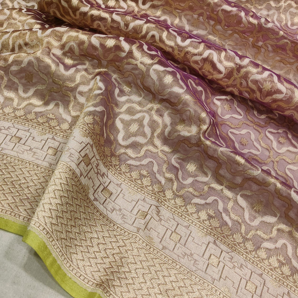 Pure Tissue Silk Handwoven Banarasi Saree