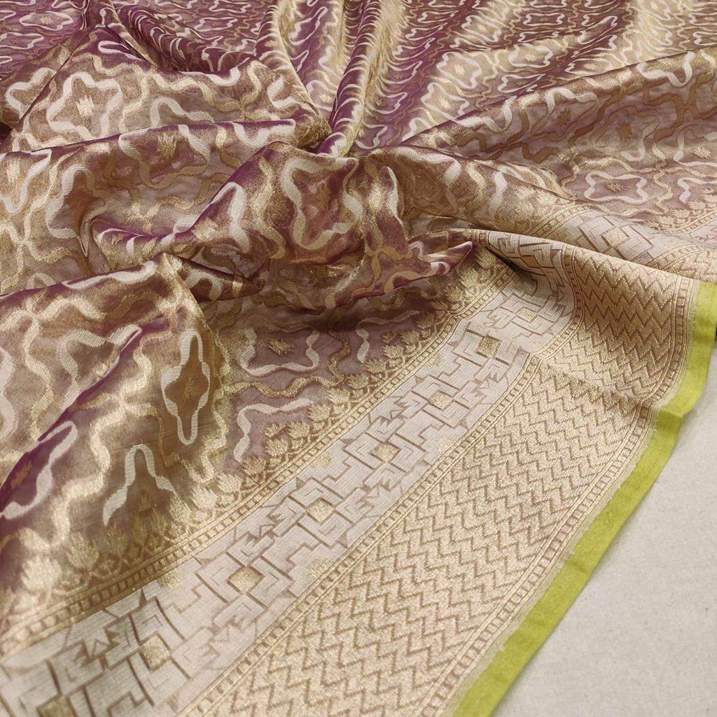 Pure Tissue Silk Handwoven Banarasi Saree