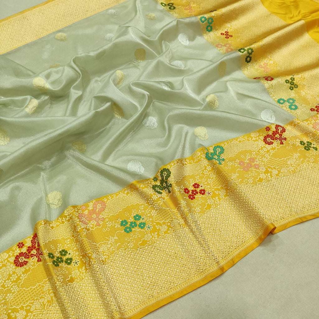 Pure Tissue Silk Handwoven Banarasi Saree