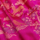 Pink Color Pure Katan Silk Handwoven Banarasi Saree