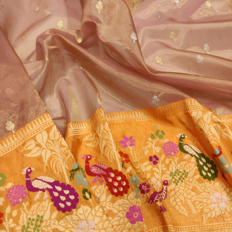 Pure Tissue Silk Handwoven Banarasi Saree