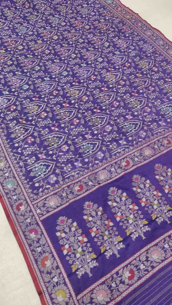 Pure banarasi ektara cotton jamdani saree
