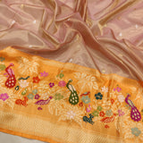 Pure Tissue Silk Handwoven Banarasi Saree