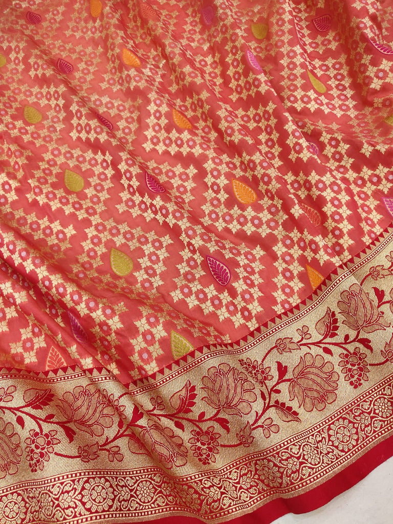 Pure Katan Silk Handwoven Banarasi Saree