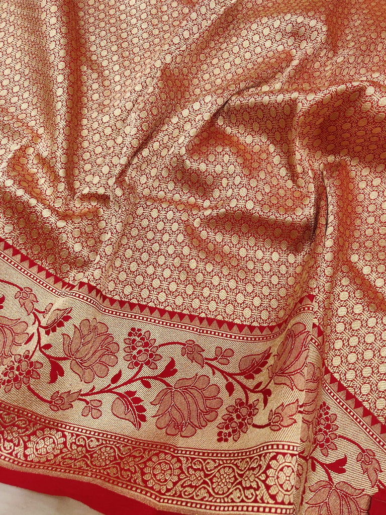 Pure Katan Silk Handwoven Banarasi Saree
