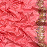 Pure kora handwoven Banarasi saree