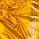 Pure kora jamdani handwoven Banarasi saree