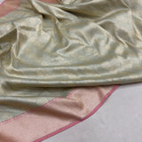 Pure katan silk handwoven Banarasi saree