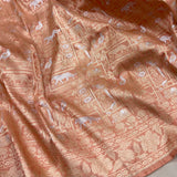 Pure katan silk handwoven Banarasi saree