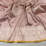 Pure katan silk handwoven Banarasi saree