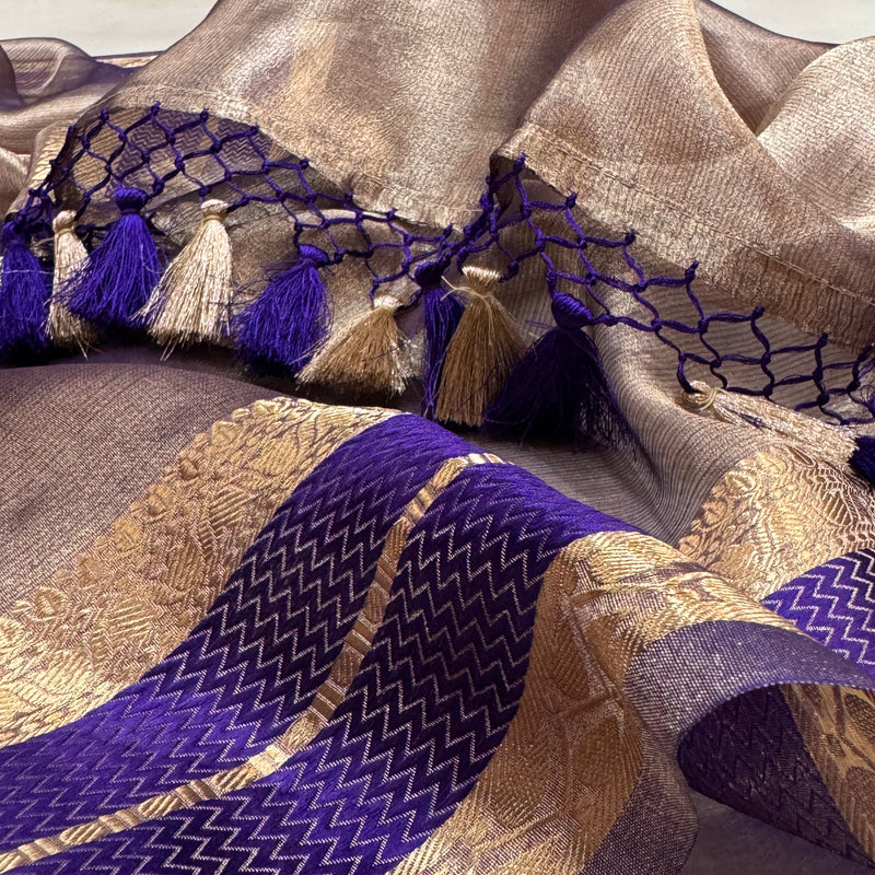 Pure tissue handwoven Banarasi saree