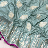 Pure katan silk handwoven Banarasi saree