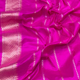Pure kora handwoven Banarasi saree