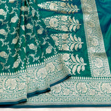 Pure katan silk handwoven Banarasi saree