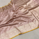 Pure katan silk handwoven Banarasi saree
