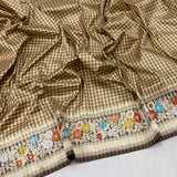 Pure katan silk handwoven banarasi saree
