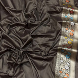 Pure katan silk handwoven banarasi saree