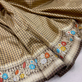 Pure katan silk handwoven banarasi saree