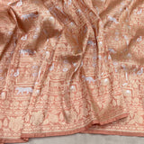 Pure katan silk handwoven Banarasi saree
