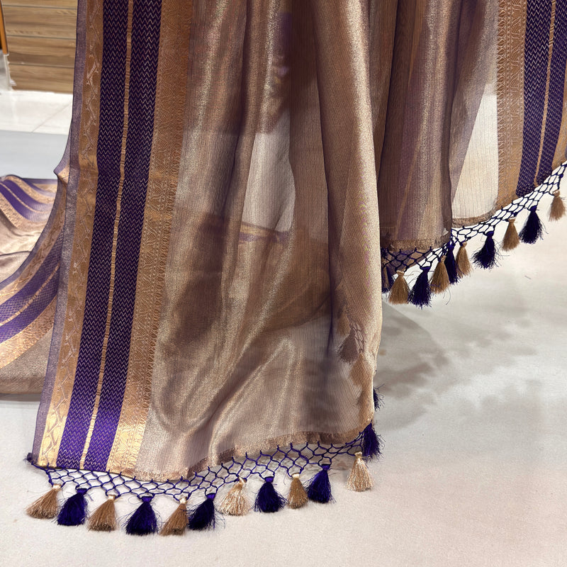 Pure tissue handwoven Banarasi saree