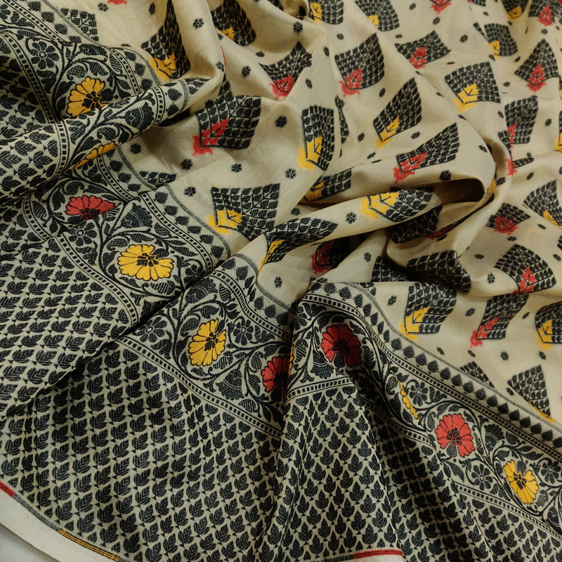 Pure Cotton Silk Handwoven Banarasi Saree