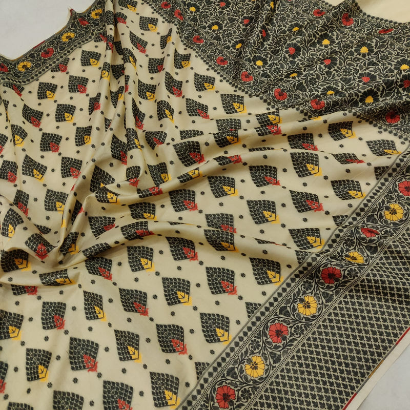 Pure Cotton Silk Handwoven Banarasi Saree