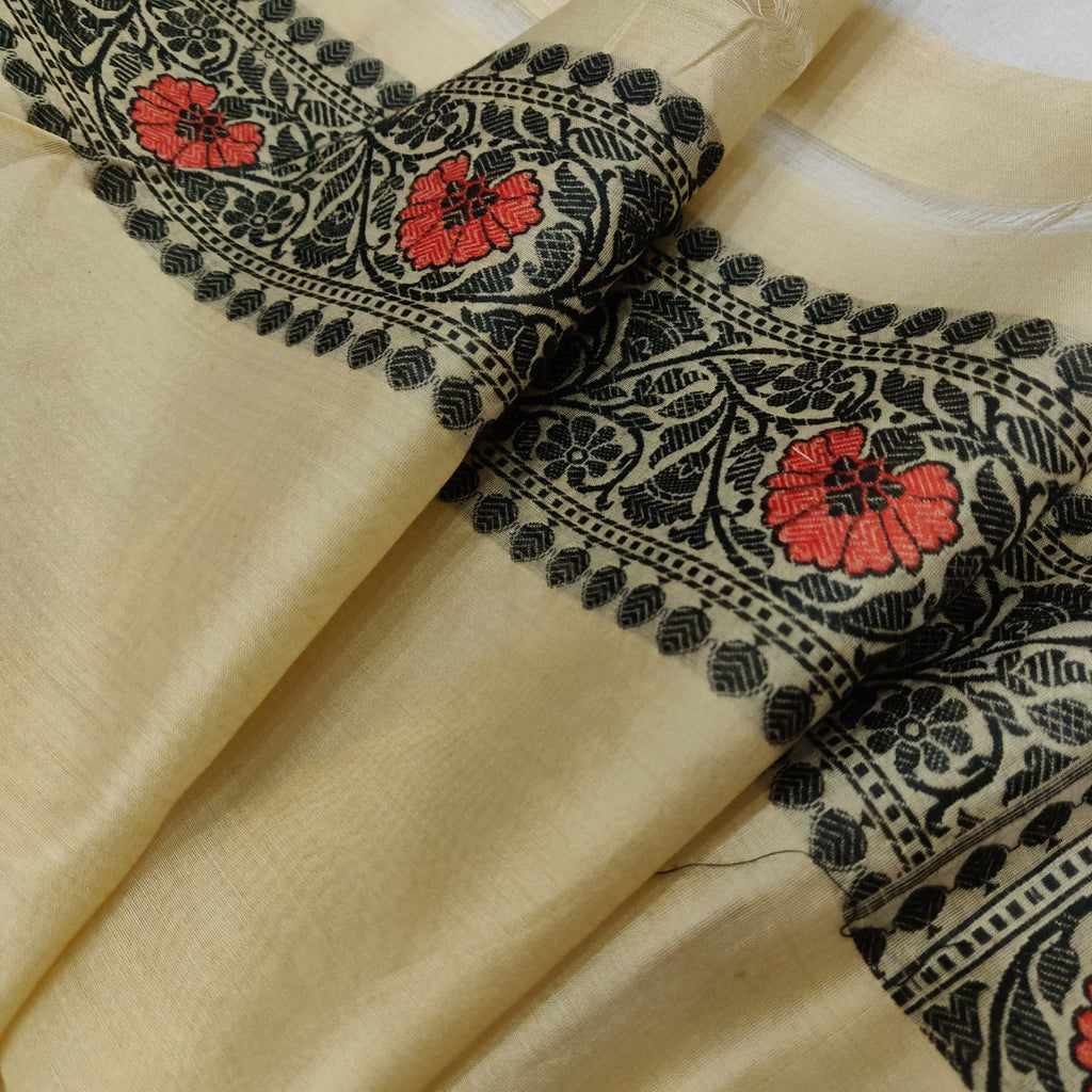 Pure Cotton Silk Handwoven Banarasi Saree