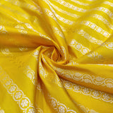 Yellow Colour Katan Silk Handwoven Banarasi Saree