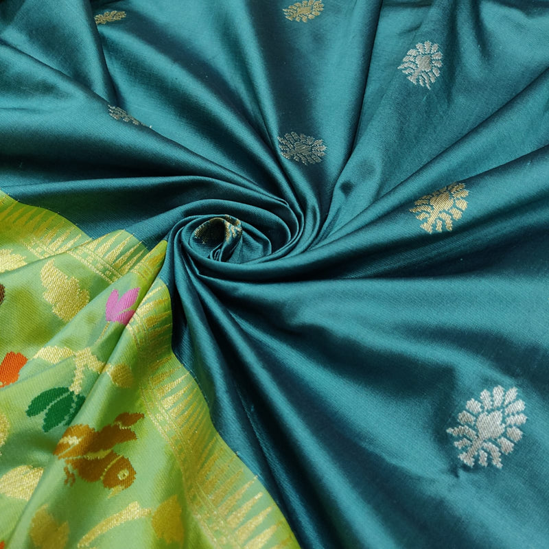 Pure Katan Silk Handwoven Banarasi Saree