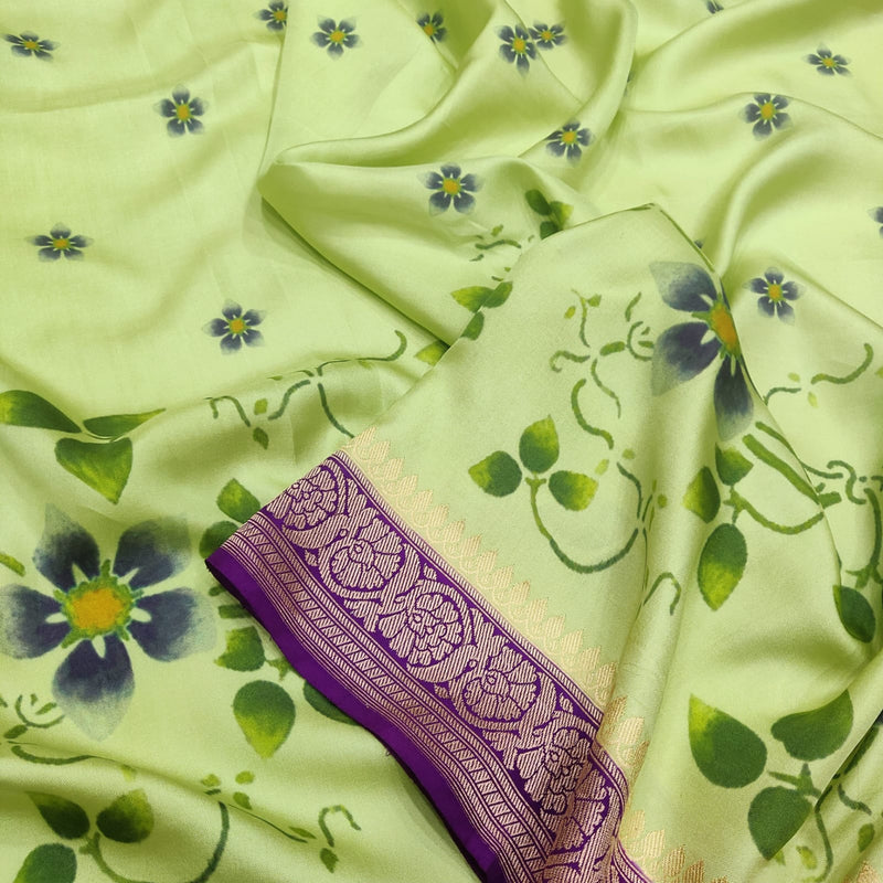 Pure Katan Silk Handwoven Banarasi Saree