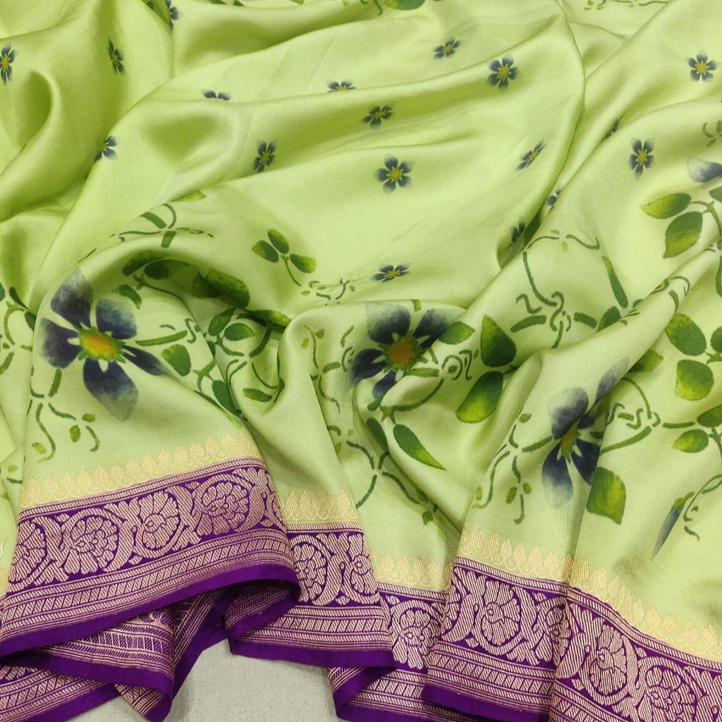 Pure Katan Silk Handwoven Banarasi Saree