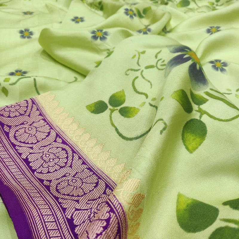 Pure Katan Silk Handwoven Banarasi Saree