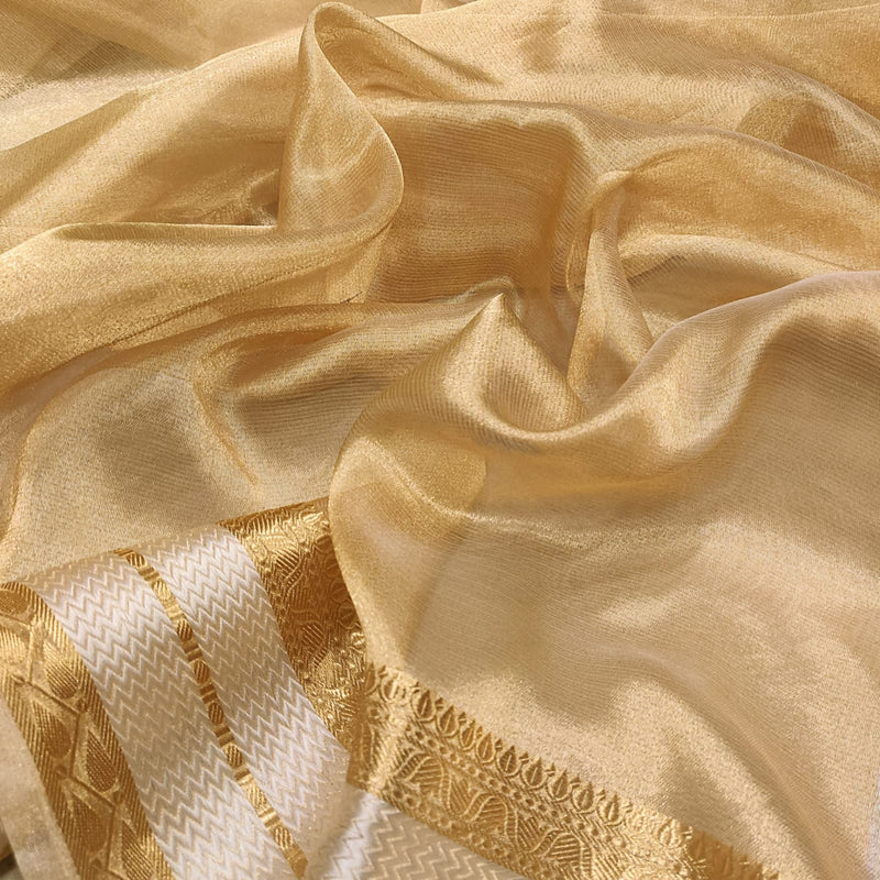 Pure Tissue Silk Handwoven Banarasi Saree