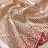 Pure ektara Tissue Silk Handwoven Banarasi Saree