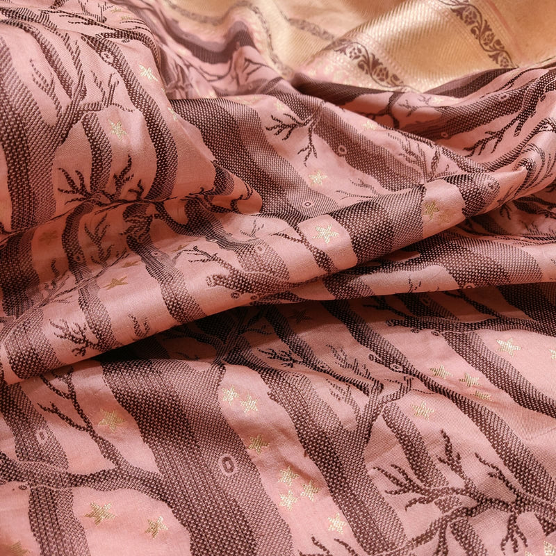 Pure Katan Silk Handwoven Banarasi Saree