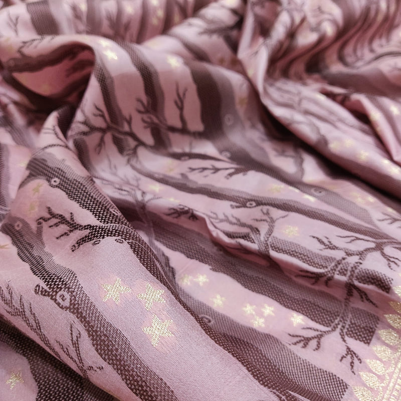 Pure Katan Silk Handwoven Banarasi Saree