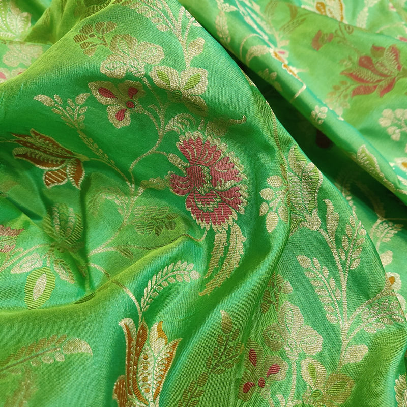 Pure Katan Silk Handwoven Banarasi Saree